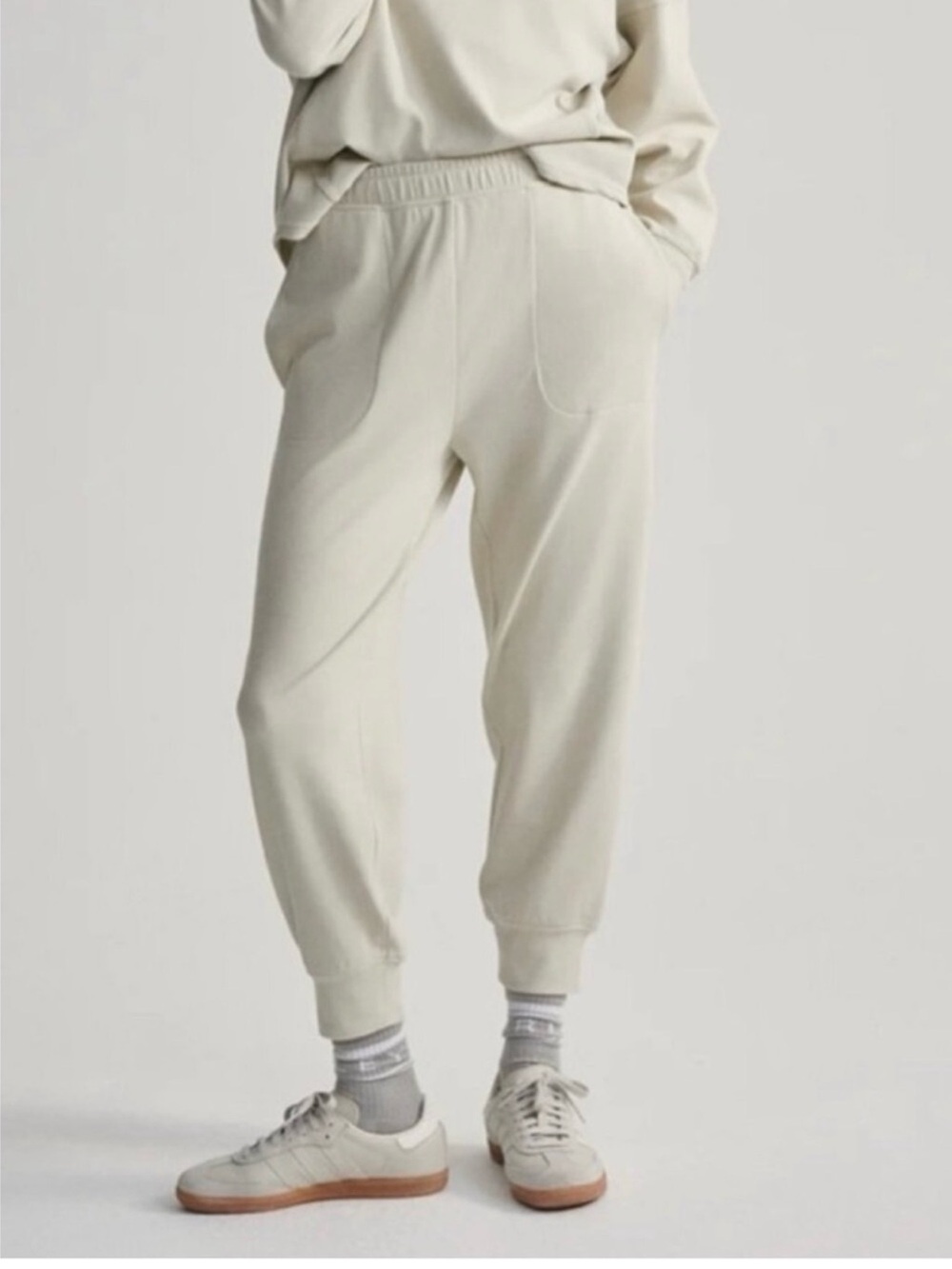 Varley Women’s Size XS Cement Marl Athleisure Jogger Sweatpants